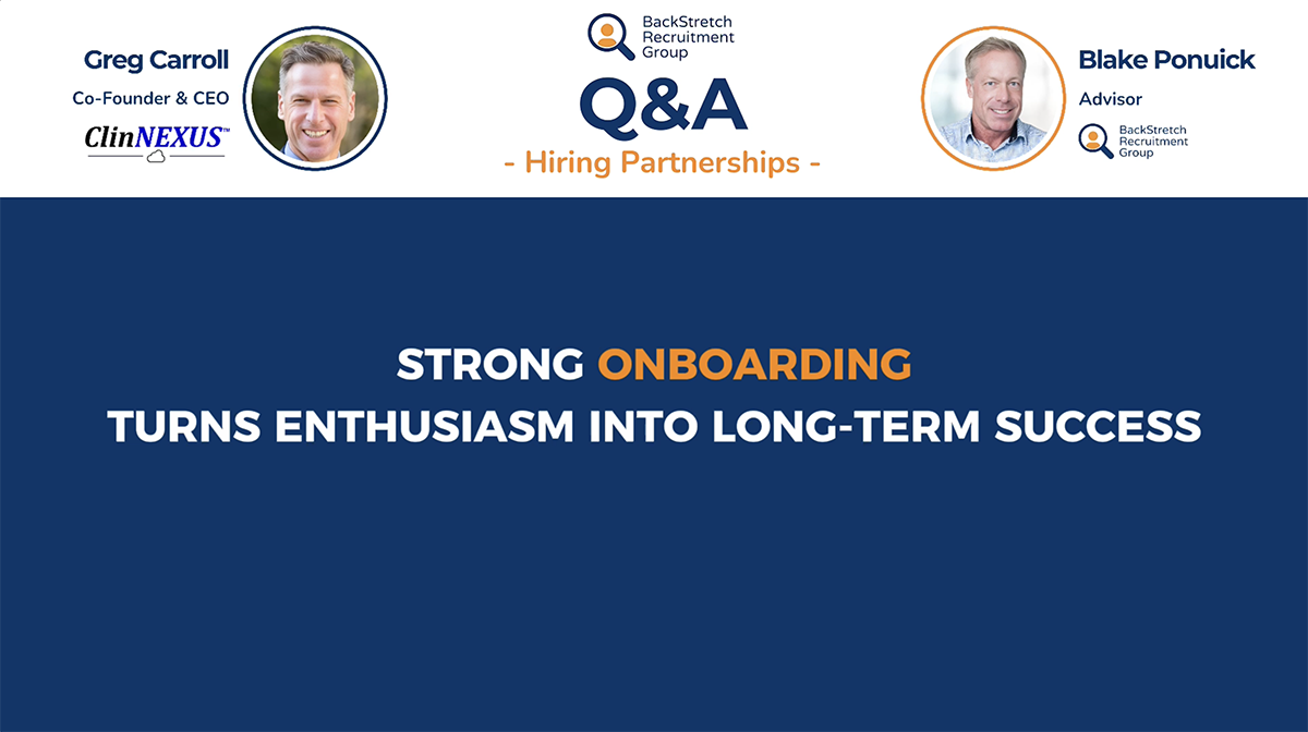 Strong onboarding turns enthusiasm into long-term success