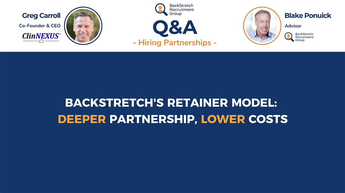 Backstretch retainer model: Deeper partnership, lower costs